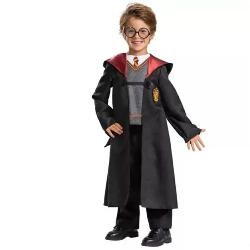 Disguise Harry Potter Kids Official Wizarding World Top Attached Robe Med 7-8